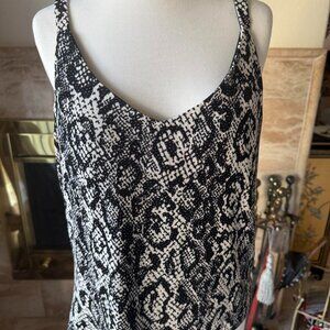 Vintage 90s Alex Evenings Snakeskin Cami Tank Top